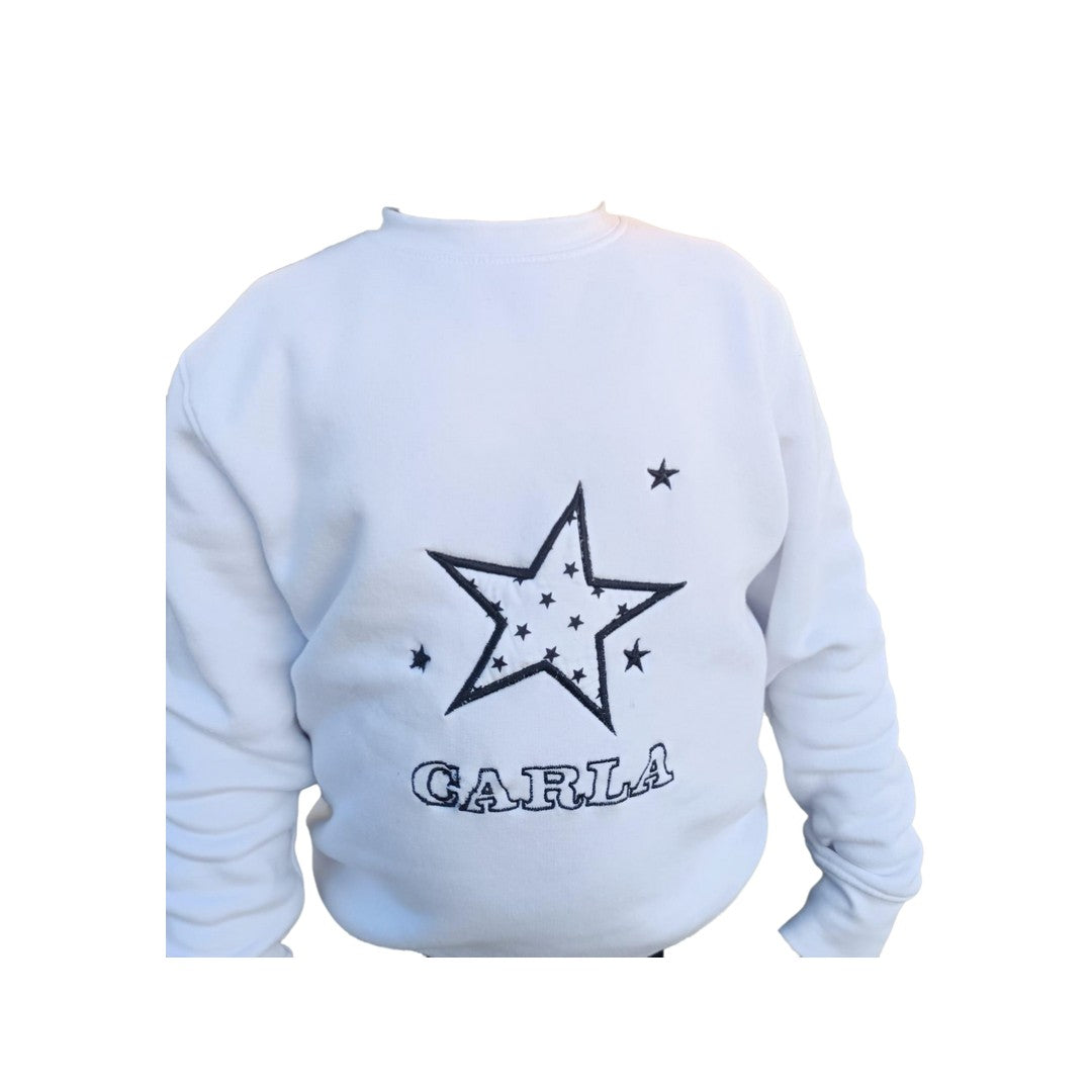 SUDADERA ESTRELLA BORDADA