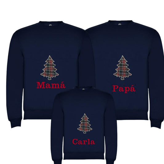 SUDADERA CON ARBOL Y NOMBRE